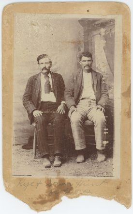 Kye Hunt and Samuel Hunt, brothers of Levi Golden, ca. 1880